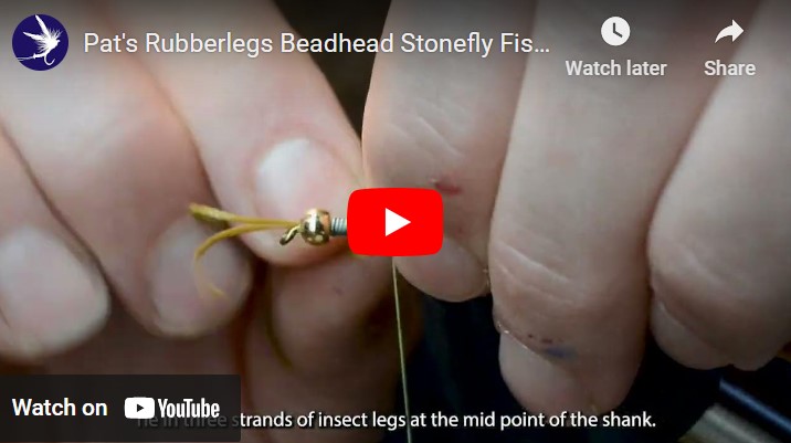 Tying Pat's Rubberlegs Beadhead Stonefly Fishing Fly